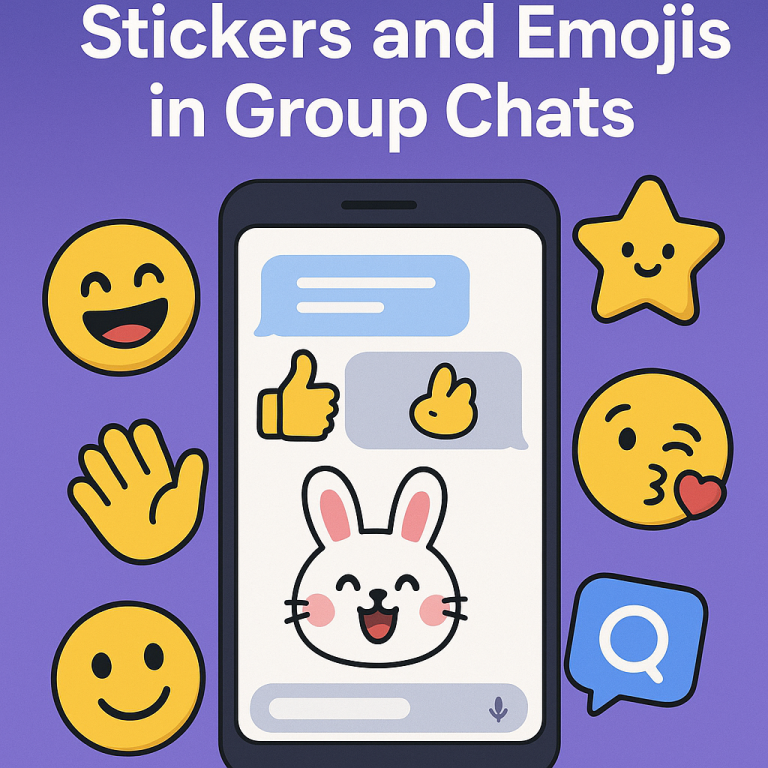 Chatox How to Use Stickers and Emojis in Group Chats - Chatox Blog